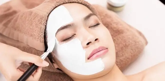Brightening facial treatment to enhance skin radiance and even tone.