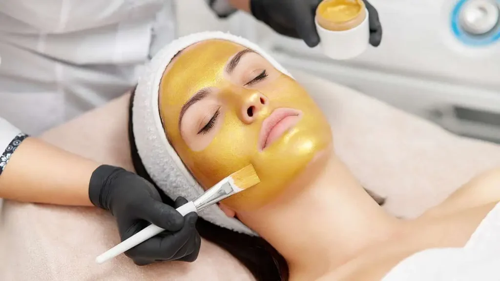 Gold facial