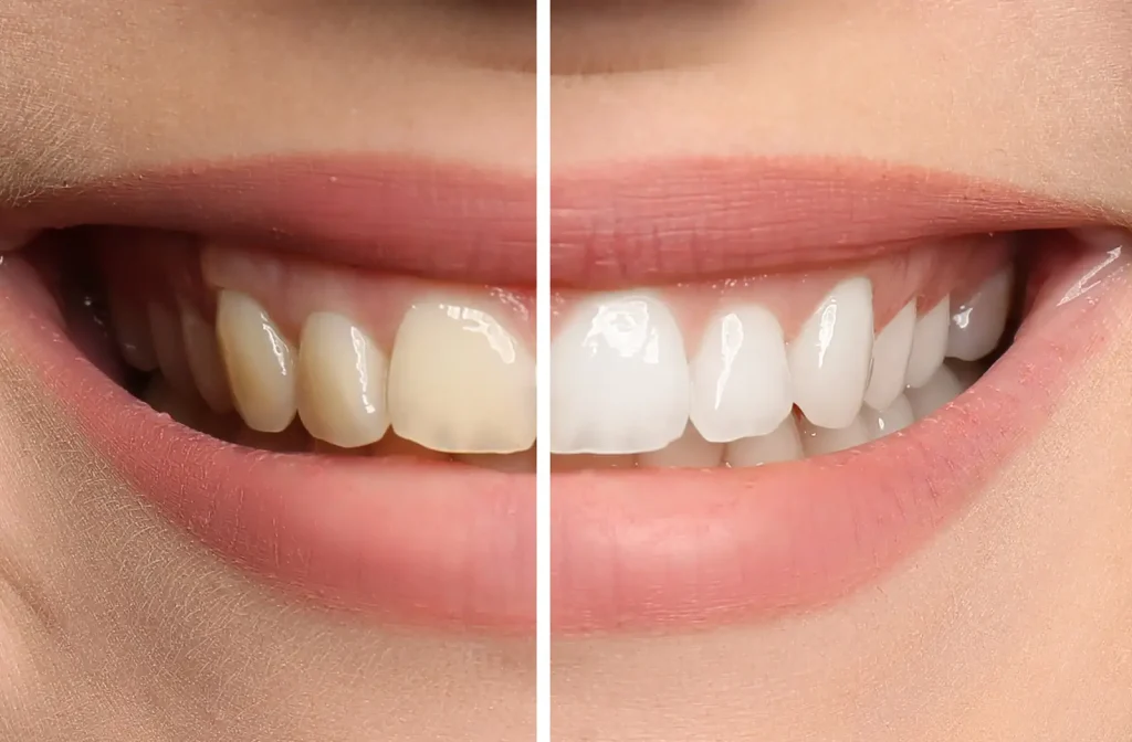 Benefits of teeth whitening by a dentist