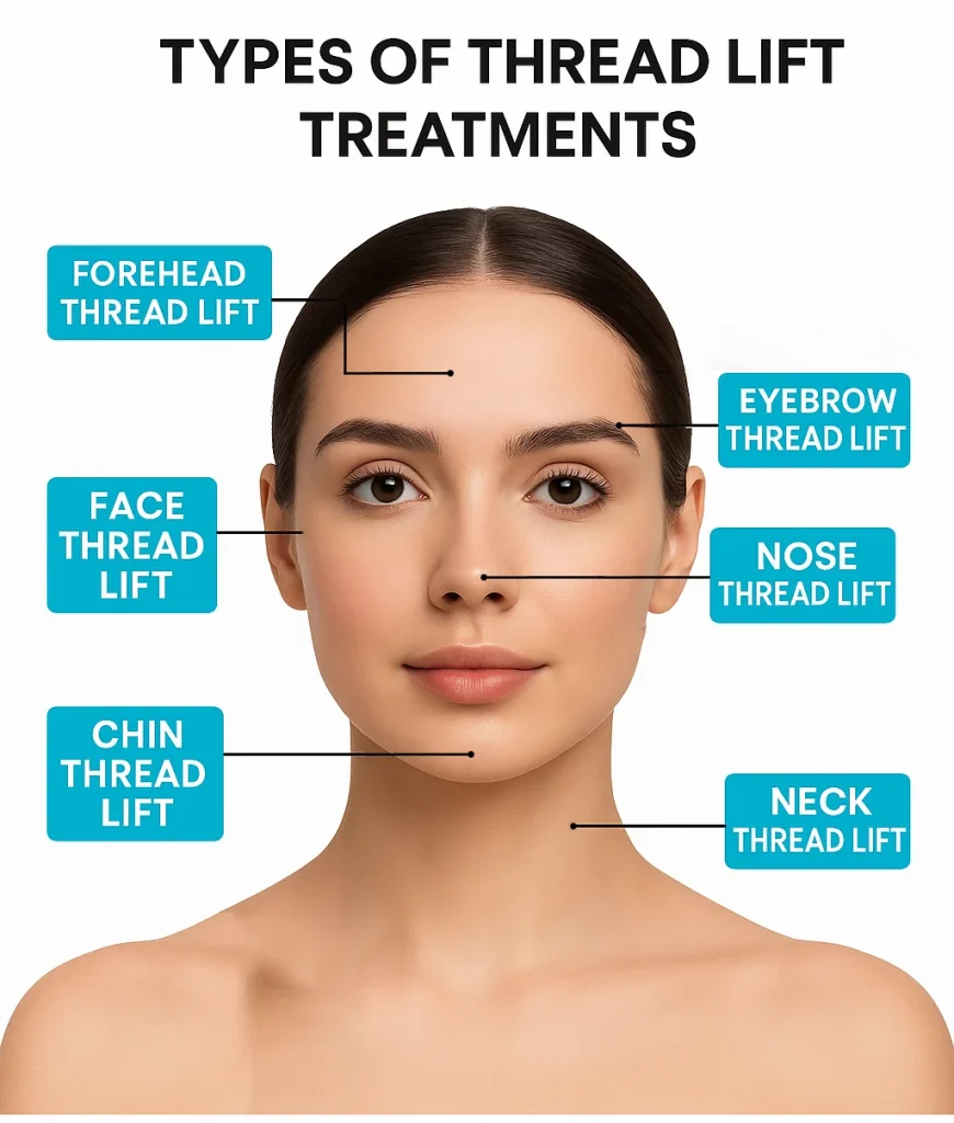 Thread Lift Dubai 3 Types of Thread Lift Treatments