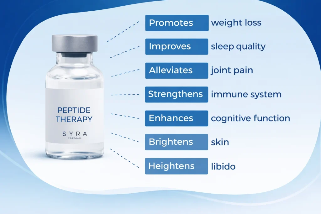 Areas Treated With Peptide Therapy
